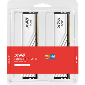  ОЗУ ADATA Lancer Blade AX5U6000C4816G-DTLABWH 32GB, DDR5 6000 UDIMM Non-ECC, CL48-48-48, kit 2x16gb 