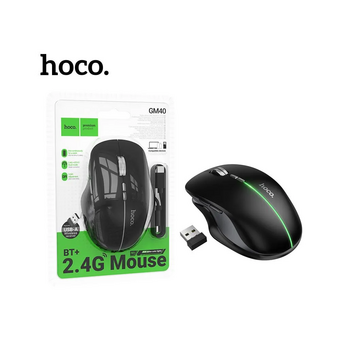  Мышь HOCO GM40 Dixon RGB dual-mode беспроводная черный 