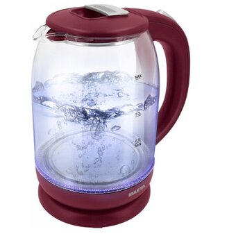  Электрочайник MARTA MT-1096 бордовый гранат 