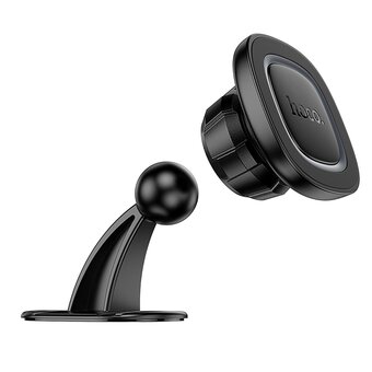  Автодержатель Hoco H73 Crown magnetic car holder (center console) black metal gray 