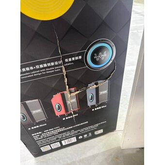 УЦ Портативная колонка W-King K21SE 2 mic (плохая упаковка) 