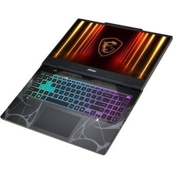  Ноутбук MSI Cyborg 15 B2RWFKG-1045XRU (9S7-15Q342-1045) Intel Core 7 240H/16Gb/SSD1Tb/RTX5060 8Gb (55W)/15.6"/IPS/FHD/1920x1080/NoOS/Translucent Black 
