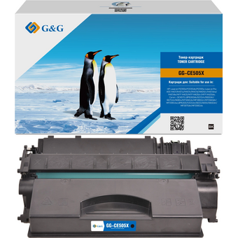  Картридж лазерный G&G GG-CE505XL/CF280XL CE505X/CF280X черный 13000стр для HP LaserJet P2055d/P2055dn/P2055x; LaserJet Pro 400 M401/M401a/M401n 
