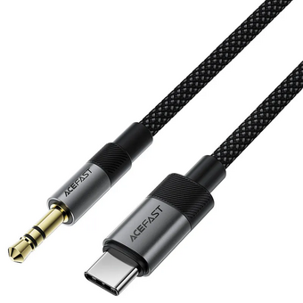 Переходник ACEFAST J11 USB-C to 3.5mm audio adapter cable Black 