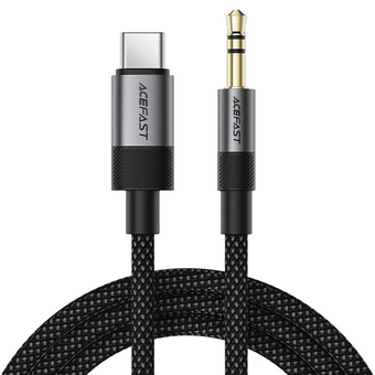  Переходник ACEFAST J11 USB-C to 3.5mm audio adapter cable Black 