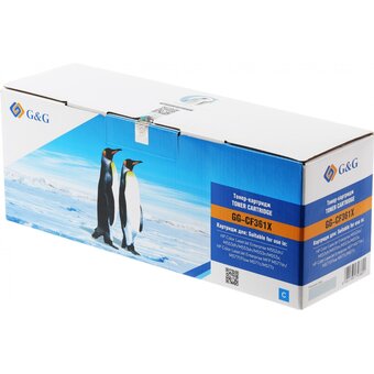  Картридж лазерный G&G GG-CF361XL голубой 18000стр для HP CLJ M552dn/M553N/M553DN/M553X/M577C/M577Z/M577F/M577DN 