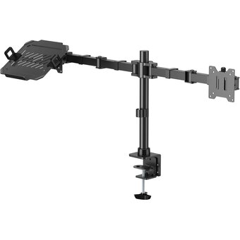  Кронштейн для монитора/ноутбука Cactus CS-VM-LH24-BL черный 