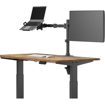  Кронштейн для монитора/ноутбука Cactus CS-VM-LH24-BL черный 