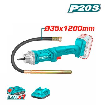  Вибратор глубинный Total TCVLI2023011 