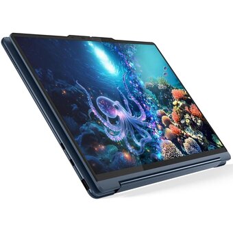  Ноутбук Lenovo Yoga 9 14ILL10 (83LC0054RK-Win11Home) Core Ultra 7 256V 16Gb SSD1Tb Intel Arc 140V 14" OLED Touch 2.8K (2880x1800) blue WiFi BT Cam Bag 