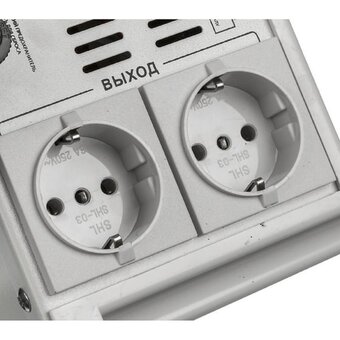  Стабилизатор напряжения Ресанта АСН-1500Н/1-Ц (63/6/20) серый 