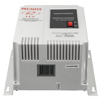 Стабилизатор напряжения Ресанта АСН-1500Н/1-Ц (63/6/20) серый 