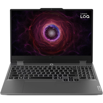  Ноутбук Lenovo LOQ 15ARP9 (83JC00LBRK-DOS) Luna Grey 15.6" FHD IPS 300N 144Hz, R5-7235HS, 16Gb, 512Gb SSD, RTX 4050 6Gb 