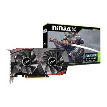  Видеокарта Ninja (Sinotex) GTX1050 4GB (NK105NP45F) GDDR5 128bit DVI DP HDMI 2Fan RTL 