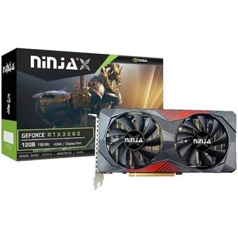  Видеокарта Ninja (Sinotex) RTX3060 12GB (NF306F126F) GDDR6 192bit 3xDP HDMI 2Fan RTL 
