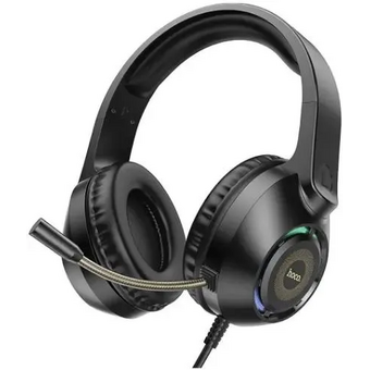  Наушники Hoco W108 Sue черный 2м мониторные USB оголовье 