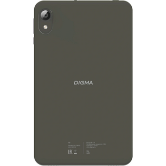  Планшет Digma R8 (DA1C8P02) 4/64Gb T606 8" IPS 1280x800 4G Android 15 темно-серый 5Mpix 2Mpix BT WiFi microSD 512Gb 4000mAh 168hrs 