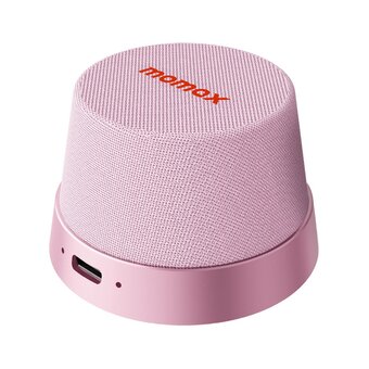  Портативная колонка MOMAX BS6HKP 1-Vibe Go Magnetic Wireless Speaker Pink 