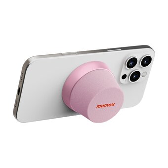  Портативная колонка MOMAX BS6HKP 1-Vibe Go Magnetic Wireless Speaker Pink 