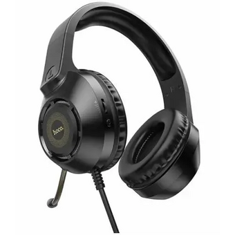  Наушники Hoco W108 Sue черный 2м мониторные USB оголовье 