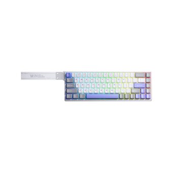  Клавиатура AULA WIN68HE Max Gray-White-Blue 