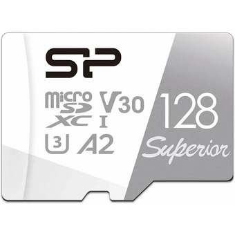  Флеш карта microSDXC 128GB Silicon Power SP128GBSTXDA2V20 Superior w/o adapter 