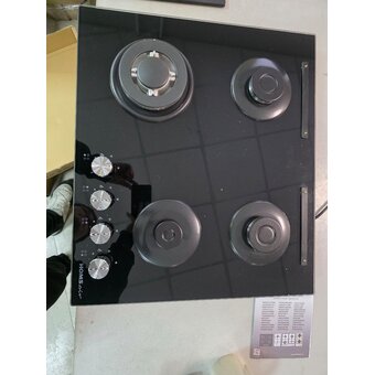  УЦ Варочная поверхность HOMSair HGG646BK (плохая упаковка, царапины на поверхности, из щелей торчит герметик) 