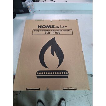  УЦ Варочная поверхность HOMSair HGG646BK (плохая упаковка, царапины на поверхности, из щелей торчит герметик) 