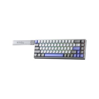  Клавиатура AULA WIN68HE Max Gray-White-Blue 