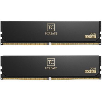  ОЗУ TEAMGROUP T-Create Expert (CTCED5128G6400HC42CDC01) 128GB (2x64GB) DDR5 6400MHz CL42 (42-52-52-102) 1.25V / Black 