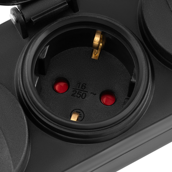  Сетевой фильтр Buro 300MDP-5-B 5м (3 розетки) черный 