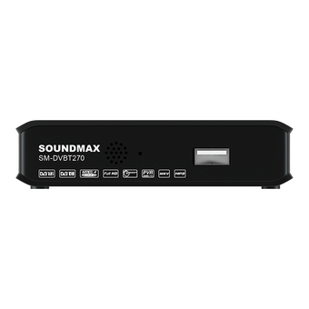  Цифровая ТВ приставка SOUNDMAX SM-DVBT270(черный) 