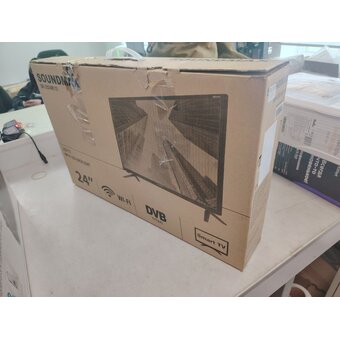  УЦ Телевизор Soundmax SM-LED24M11S черный (плохая упаковка, б/у, замена динамиков) 