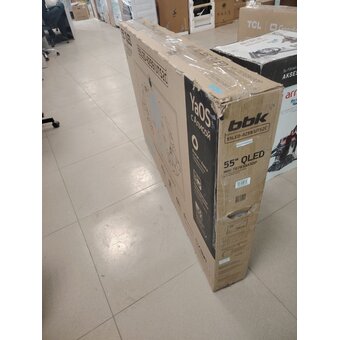  УЦ Телевизор BBK 55LED-8259/UTS2C (B) черный (плохая упаковка, замена платы декодера) 