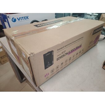  УЦ Газовая колонка Edisson E 20 D Black (плохая упаковка, небольшая вмятина на корпусе) 