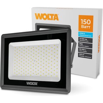  Прожектор светодиодный WOLTA WFL-150W/06 150Вт 5700К IP65 