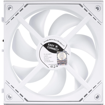  Кулер Thermalright TL-M12QRW, Reverse (124x120x25mm, 4-pin PWM, ARGB, 47.6CFM, 23.2dBA, 1500RPM, White) 