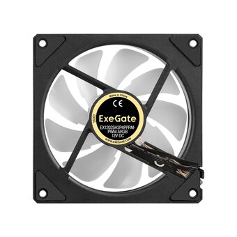  Вентилятор ExeGate EX12025H3P4PPRM-PWM.ARGB EX299561RUS с подсветкой (120x120x25, ARGB, Hydraulic bearing (гидродинамический), 4pin + 3pin, 6 