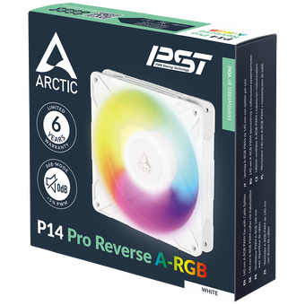  Вентилятор ARCTIC P14 Pro Reverse A-RGB (White) ACFAN00324A 