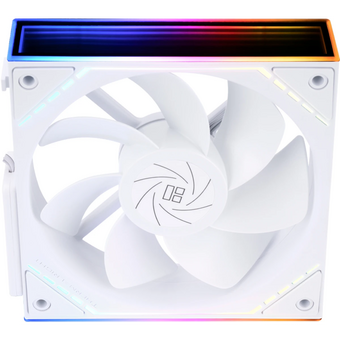  Кулер Thermalright TL-M12QRW, Reverse (124x120x25mm, 4-pin PWM, ARGB, 47.6CFM, 23.2dBA, 1500RPM, White) 