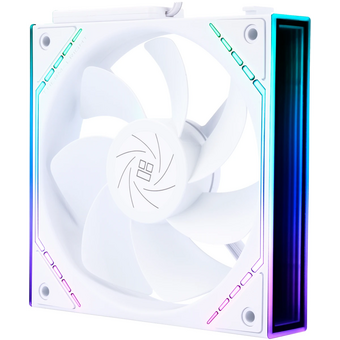  Кулер Thermalright TL-M12QRW, Reverse (124x120x25mm, 4-pin PWM, ARGB, 47.6CFM, 23.2dBA, 1500RPM, White) 