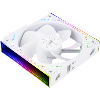  Кулер Thermalright TL-M12QRW, Reverse (124x120x25mm, 4-pin PWM, ARGB, 47.6CFM, 23.2dBA, 1500RPM, White) 