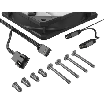  Кулер ID-Cooling TF-12025-Pro ARGB (120mm, 4-pin PWM, 1800rpm, 35,2дБ, black, ARGB) 