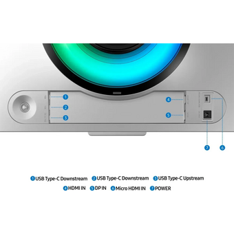  Монитор Samsung Odyssey OLED G9 S49DG952SMXUE серебристый 