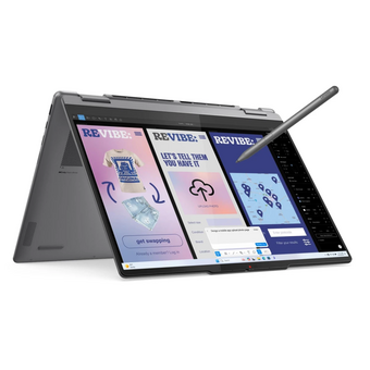  Ноутбук Lenovo Yoga 7 2-in-1 16ILL10 (83JT0000US-Win11) Ultra 5 226V 16Gb SSD 512Gb Intel Arc 130V Graphics 16 WUXGA IPS TS Cam 70Вт*чKBD RUENG Серый 