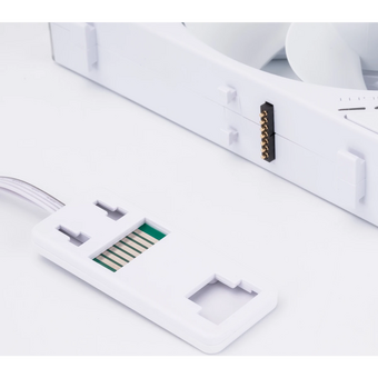  Кулер Thermalright TL-M12QRW, Reverse (124x120x25mm, 4-pin PWM, ARGB, 47.6CFM, 23.2dBA, 1500RPM, White) 