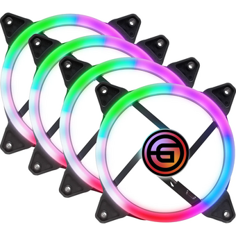  Комплект вентиляторов Ginzzu 12RR4 4шт 