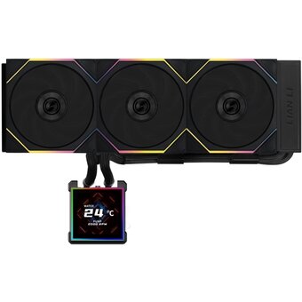  СВО Lian Li HydroShift II LCD-S 360TL (GHS2LCDS36TB Black) (G89.GHS2LCDS36TB.R0) / 3.4" IPS LCD / 3x120mm ARGB PWM Fans 