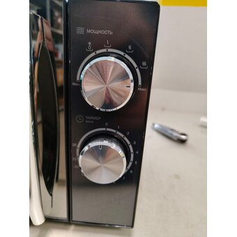  УЦ Микроволновая печь Hyundai HYM-M2050 черный/хром (плохая упаковка,малые потертости и царапины на панели управление) 