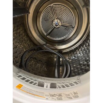  УЦ Сушильная машина LG DC90V9V9WN белый (плохая упаковка, б/у, нет документации, выцвевший барабан, прочистка системы) 